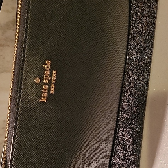 Kate Spade Flash Glitter Crossbody Black - Picture 7 of 7